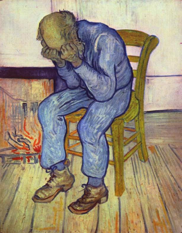 At Eternity's Gate, May 1890, Vincent van Gogh